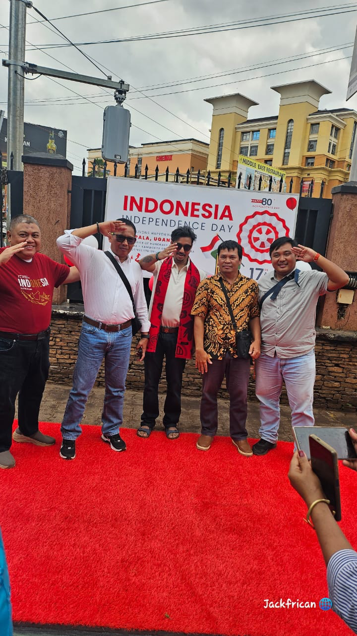 Consulate representatives at the Indonesia Independence Day celebration in Kampala